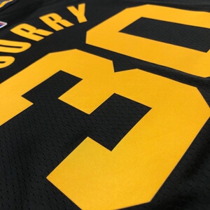 斯蒂芬库里30号城市版球衣金州勇士队75周年镭射钻石标篮球服