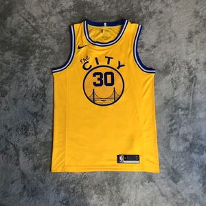 nba复古限定球衣电车旧金山勇士(sw)球迷版 勇士队斯蒂芬