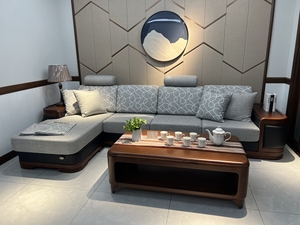 双叶实木家具沙发