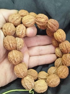 小核桃,福利价,八棱龙脊背,黄金甲.骨质好,油性大.打眼的时