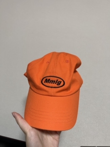 mmlg橙色帽子 带过一次 正品保证
