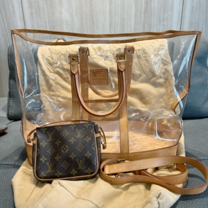 lv透明沙滩包