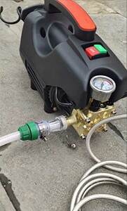 二手处理几个全新未拆封 220v小型家用洗车机便携超高压水泵