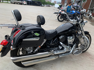 力帆v缸250复古车,双缸,摩托车,非街车跑车,几千公里准新