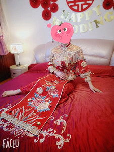 床上全棉欧式结婚刺绣四件套超级大气美观的四件套，我买的规格是