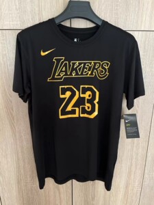 全新nba湖人队詹姆斯城市版黑金短袖球衣t恤,速干弹力聚酯纤_阿里巴巴