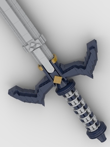 乐高moc图纸 塞尔达传说林克的大师之剑图纸