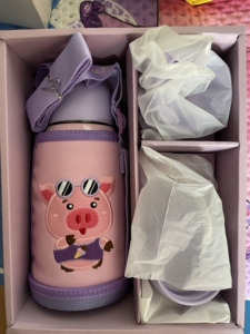 novia/诺维雅儿童保温杯学生水壶630ml大容量带吸管两