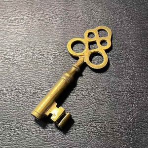 19世纪欧洲大号铜钥匙古玩古董老物件铜器杂项民俗怀旧货收藏