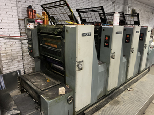 冠华四色印刷机