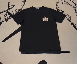 dior x kaws黑粉满钻蜜蜂短袖 s 新同成色 无任何