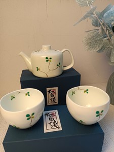 日本有田烧手绘姬樱花茶壶套装日式和风家用陶瓷功夫茶具日式植物