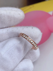 000人付款淘宝darry戴瑞心形钻石戒指 18k金 带证书 无发