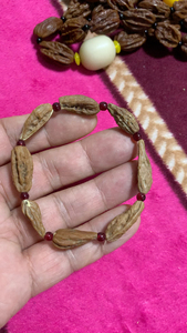 东北野生秋子异形小核桃手串尺寸10有个籽漏线视频能看到.01