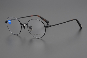 高端蔡司眼镜架新款ZS40007A超轻纯钛小框高度数福音复古