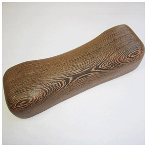 实木颈椎枕 护颈枕头 单人半圆木枕 硬枕头木头腰枕 鸡翅木颈椎枕