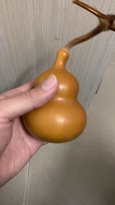 天坛胖墩小葫芦 高10厘米 三年老葫芦皮色已发红发亮 响子