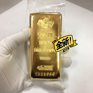 瑞士美泰乐板料金条1000克仿真金砖非足重款