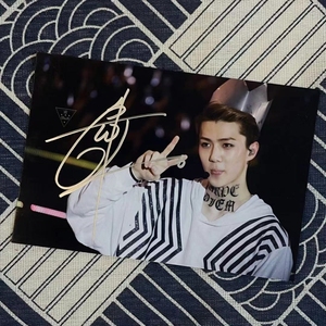 001人付款淘宝exo 世勋 吴世勋 亲笔签名周边原版拍立得宝丽来照片