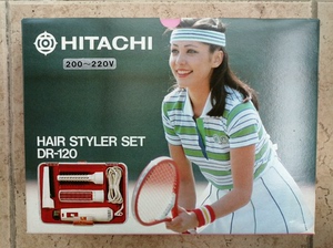 日本制造原装进口日立牌女士整髪器（粉红色），配件見图，有卷髪