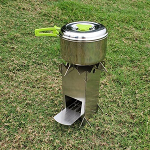 烧心壶烧水壶加厚不锈钢户外柴火炉子带炉座快烧柴茶水壶火柴秸秆