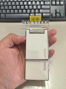 SHARP夏普手机SH9020C，白色，功能完好，旋转屏有点