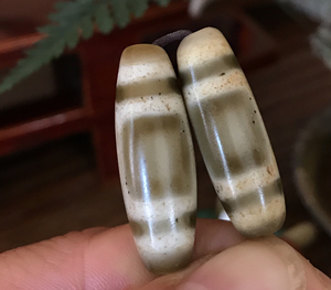 老料器天地天珠