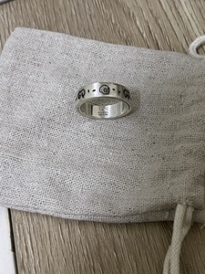 gucci古驰gucci ghost银戒指 骷髅戒指