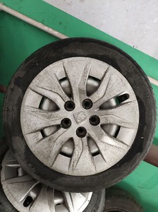 宝骏730原车拆钢圈195/55R16带玲珑20年的轮胎带原