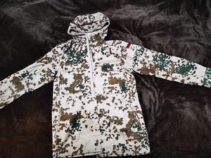 德国公发军版沙漠斑点迷彩派克风衣parka 极罕有gr1号黄