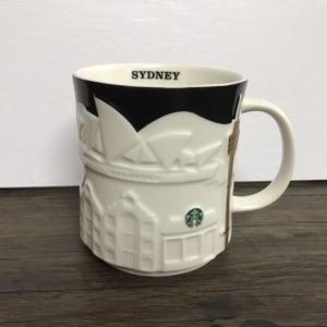 悉尼 #starbucks/星巴克 浮雕城市杯 16oz马克