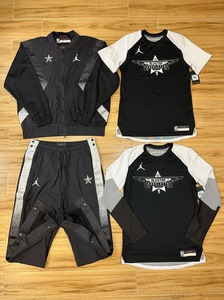 NBA Jordan 19全明星gi短袖/长袖训练服/出场服