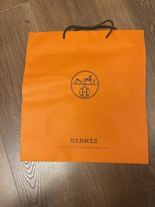 爱马仕 大号   专柜购物纸袋