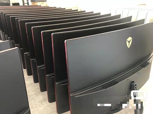 32寸tien铁幕曲面显示器 黑红款无边框显示器 型号c32