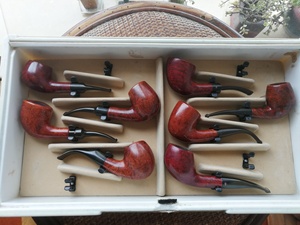 丹麦georg jensen石楠木烟斗,gj,80年代老斗