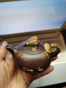 凌燕琴紫砂壶,春江水暖鸭先知,冷暖自知壶,惠风和畅,鸭摆件壶