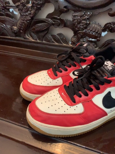 耐克air force1 空军一号 44码 芝加哥红白配色