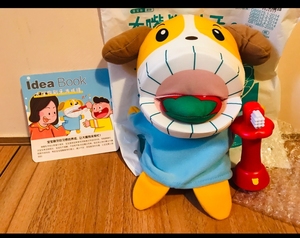 全新 巧虎17月龄玩具大嘴狗刷牙手偶,17月龄全套129元包