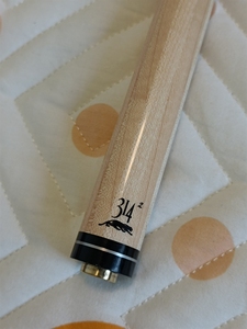 美洲豹台球杆314前节predator二代前肢95成新笔直快