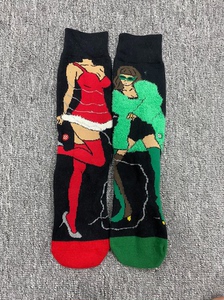 stance 圣诞节女郎袜子 红绿女郞潮流袜子