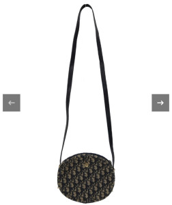 二手店里的迪奥圆形包包,dior包男女包圆包圆饼 款式:单肩