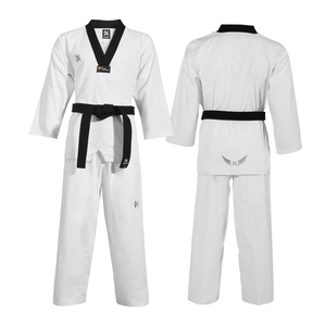 000人付款淘宝极擎kicking银翼款跆拳道服儿童成人道服黑带林秋楠同款