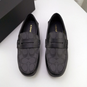 coach蔻驰独家新款男士豆豆鞋