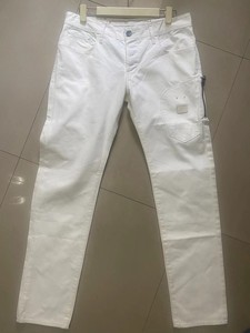 全新正品gstar男款经典01白色丹宁牛仔裤
