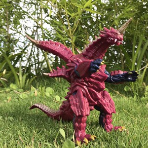 18cm大号软胶玛伽大蛇怪兽模型奥特特曼人偶儿童玩具大魔王可