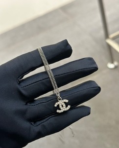 Chanel/香奈儿 泫雅满钻双C项链，基本全新，走验货宝，