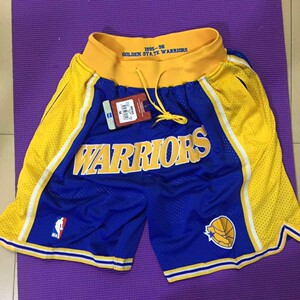 勇士队复古球裤