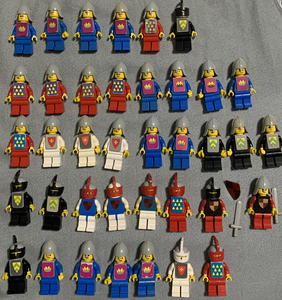 乐高lego375黄金城堡骑士士兵杀肉