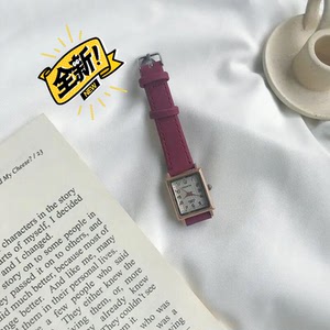 我的时代你的时代艾情同款手表女士学生韩版简约ins小众气质小