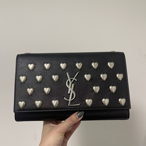 ysl kate中号链条包 心形金属铆钉 可单肩可斜挎 限量